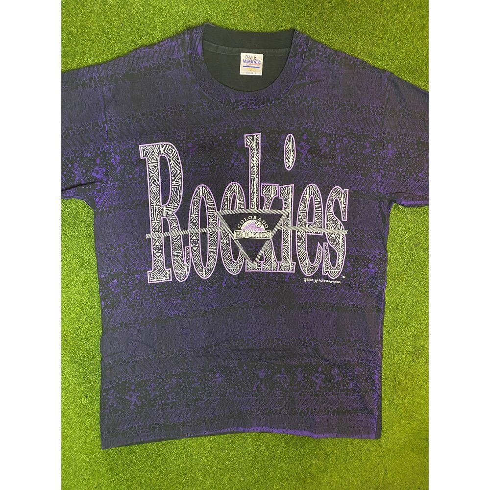 1993 Colorado Rockies - Vintage MLB T-Shirt (Large) - Picture 1 of 1